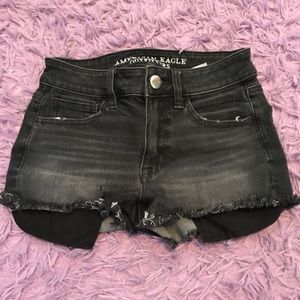 AE Black Fade Shorts